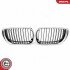 Grill BMW komplet L+P, chromowana obudowa, czarne paski, BMW 3 E46 Fac ESEN SKV 66SKV079 (фото 3)