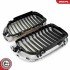 Grill BMW komplet L+P, chromowana obudowa, czarne paski, BMW 3 E46 Fac ESEN SKV 66SKV079 (фото 7)