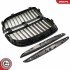 Grill BMW komplet L+P, pojedyncza listwa, czarny mat, BMW 3 E90 ESEN SKV 66SKV087 (фото 6)