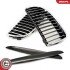 Grill BMW pojedyncza listwa, czarny chrom, BMW 3 E90 ESEN SKV 66SKV088 (фото 3)