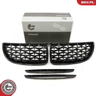 Grill BMW diament, czarny połysk, BMW 3 E90 ESEN SKV 66SKV093