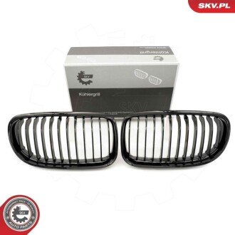 Grill BMW pojedyncza listwa, czarny połysk, BMW 3 E90 Facelift ESEN SKV 66SKV095