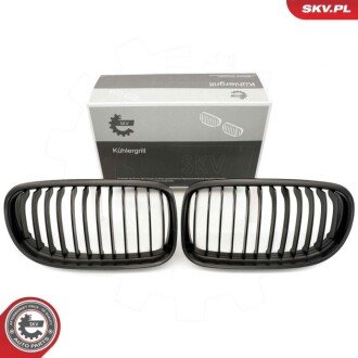 Grill BMW pojedyncza listwa, czarny mat, BMW 3 E90 Facelift ESEN SKV 66SKV097