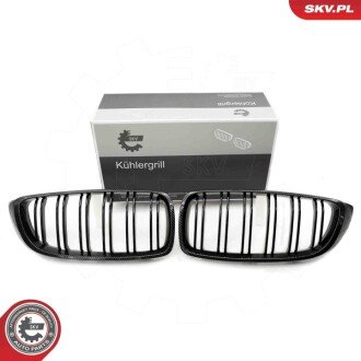 Grill BMW podwójna listwa, kolor carbon, BMW 4 F32 ESEN SKV 66SKV151