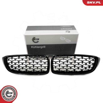 Grill BMW diament, czarny połysk, BMW 4 F32 ESEN SKV 66SKV154