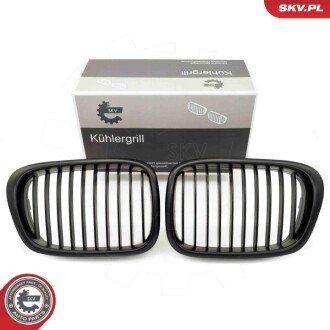 Grill BMW pojedyncza listwa, czarny mat, BMW 5 E39 ESEN SKV 66SKV158