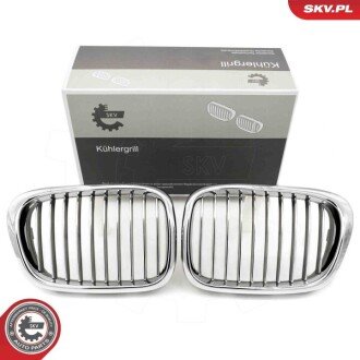 Grill BMW pojedyncza listwa, chrom, BMW 5 E39 ESEN SKV 66SKV159