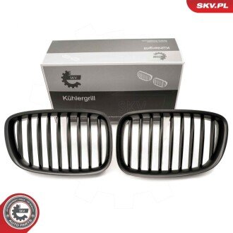 Grill BMW pojedyncza listwa, czarny mat, BMW 5 F07 ESEN SKV 66SKV177