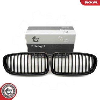 Grill BMW pojedyncza listwa, czarny mat, BMW 5 F10 ESEN SKV 66SKV181