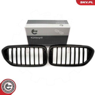 Grill BMW pojedyncza listwa, czarny mat, BMW 5 G30 ESEN SKV 66SKV199