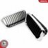 Grill BMW komplet L+P, pojedyncza listwa, czarny chrom, BMW 7 E38 ESEN SKV 66SKV214 (фото 4)