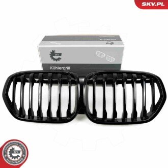 Grill BMW komplet L+P, czarny połysk, BMW X1 F48 F49 Facelift ESEN SKV 66SKV242