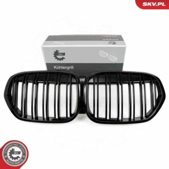 Grill BMW komplet L+P, czarny połysk, BMW X1 F48 F49 Facelift ESEN SKV 66SKV243