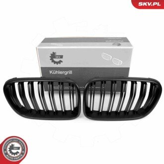 Grill BMW komplet L+P, podwójna listwa, czarny mat, BMW X3 F25 ESEN SKV 66SKV253