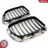 Grill BMW komplet L+P, pojedyncza listwa, czarny chrom, BMW X5 E53 ESEN SKV 66SKV273 (фото 6)