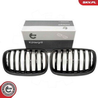 Grill BMW pojedyncza listwa, kolor carbon, BMW X5 E70 ESEN SKV 66SKV286