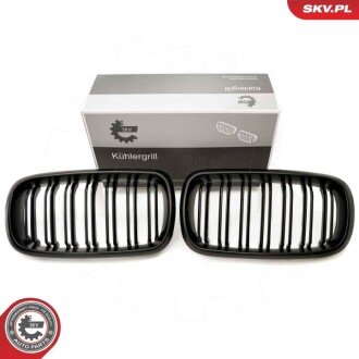 Grill BMW podwójna listwa, czarny mat, BMW X5 F15 ESEN SKV 66SKV297