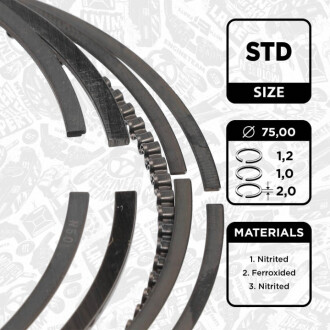 INNE- PISTON RING KIT SZT ET ENGINETEAM R1014700