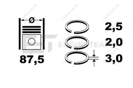 Автозапчасть ET ENGINETEAM R4001150