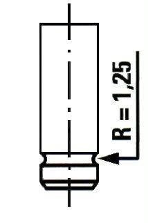 Випускний клапан - (13202AU300) ET ENGINETEAM VE0127 (фото 1)