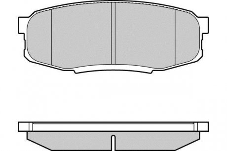 Тормозные колодки дисковые зад. Toyota Land Cruiser 4.5 D-4D/4.7 VVTi 01 07- - (446660120 / 0446660120 / 044660C010) ETF 12-1382 (фото 1)