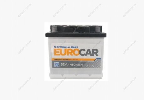Автомобільний акумулятор Eurocar EUROCAR 52L (фото 1)