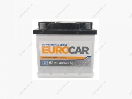 Автомобильный аккумулятор 12V 480A 215x175x190 Eurocar EUROCAR 52R