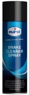 Очиститель тормозов и сцеплений Brake Cleaner Spray, 500мл. EUROL 018045 (фото 1)