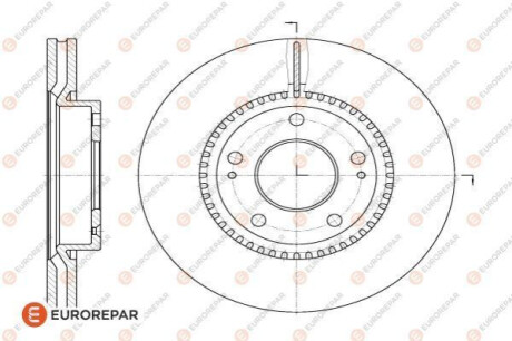 Диск тормозной Eurorepar 1618888980 (фото 1)