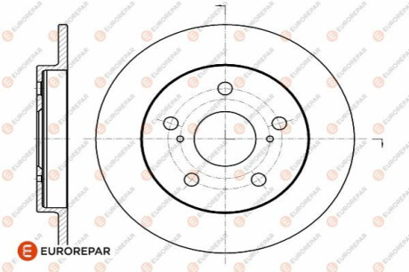 8708309198 ДИСК ГАЛЬМІВНИЙ К-КТ Eurorepar 1642770380