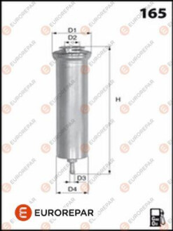 Фильтр топливный BMW 1 (F20)/1 (F21)/2 (F22/F87)/2 (F23)/3 (F30/F80/F31)/4 (F32/F82/F33/F83) 10- Eurorepar 1643625280