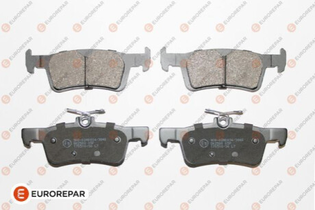 Колодки гальмівні (задні) Ford Fiesta 1.0 EcoBoost 17-/Peugeot 308 14- (Teves) Q+ Eurorepar 1681166980