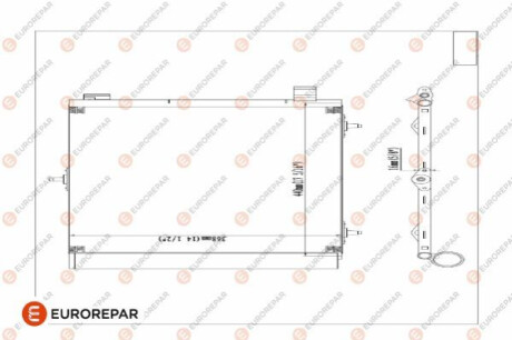 Радиатор кондиционера Eurorepar E163362