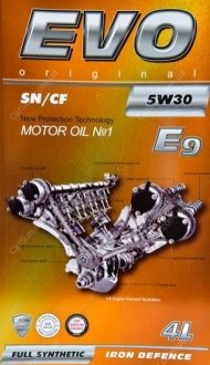 Моторное масло E9 5W-30 4л - EVO EVO E9 5W-30 4L (фото 1)