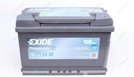Акумуляторна батарея - (XR8310655AA / V3C1510655AA / PS610004) EXIDE EA1050 (фото 1)