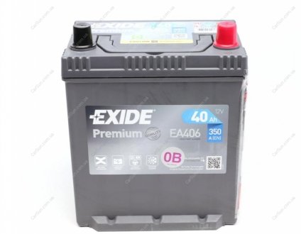 Акумуляторна батарея - (1065318 / 1062547 / 1021576) EXIDE EA406 (фото 1)