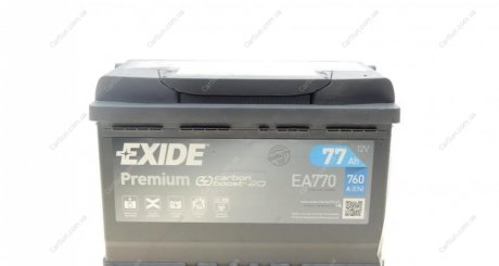 Акумуляторна батарея - (31255363 / 31255132 / 30822521) EXIDE EA770 (фото 1)