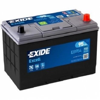 Аккумулятор EXCELL 12V/95Ah/760A (R+) (306х173х222) EXIDE EB954 (фото 1)