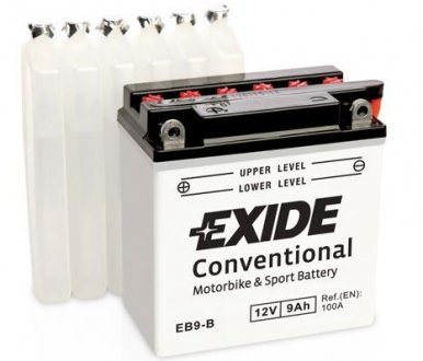 Стартерна батарея (акумулятор) EXIDE EB9-B (фото 1)