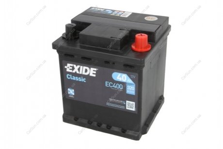 Стартерна акумуляторна батарея, Стартерна акумуляторна батарея - (71751130 / 51867609 / 51784851) EXIDE EC400 (фото 1)