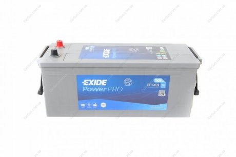 Стартерна акумуляторна батарея, Стартерна акумуляторна батарея - (A002541230164 / A0035418801 / A0025412301) EXIDE EF1453 (фото 1)