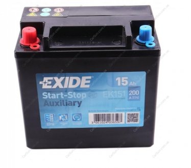 Аккумуляторная батарея - (A000000004039 / CX2310C655AC / A2115410001) EXIDE EK151 (фото 1)