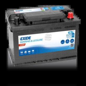 Стартерная аккумуляторная батарея EXIDE EN750