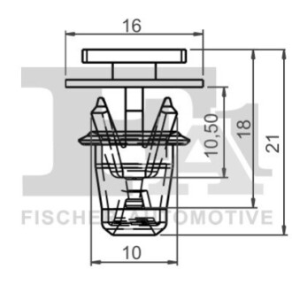 ЗАЖИМ МОНТАЖНИЙ OPEL FA1 12-40030.10