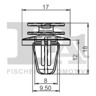 МОНТАЖНИЙ ЗАЖИМ FA1 14-40018.10