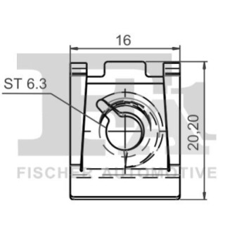 SPINKA BLASZKA MONTAZOWA 5-SZT FA1 22400345