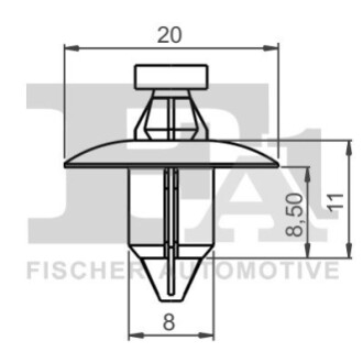 SPINKA KOLEK ROZPOROWY 5-SZT FA1 55300015