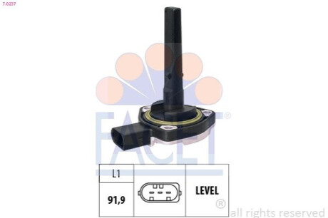CZUJNIK POZIOMU OLEJU FACET 7.0237