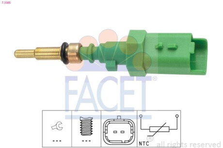 ДАТЧИК ТЕМПЕРАТУРИ ВОДИ FACET 7.3385