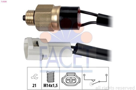 WLACZNIK SWIATEL COFANIA FACET 7.6320